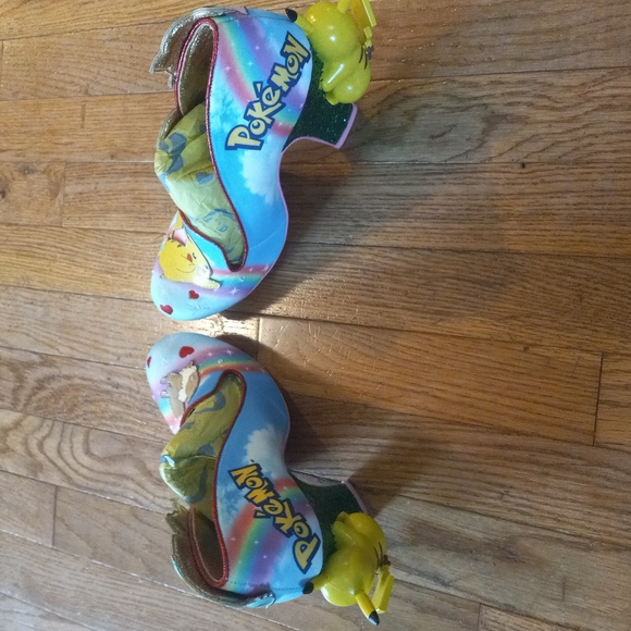 New Pokemon Party ADORABLE Irregular Choice Heels, size 41, US size 11.5 - Picture 9 of 14